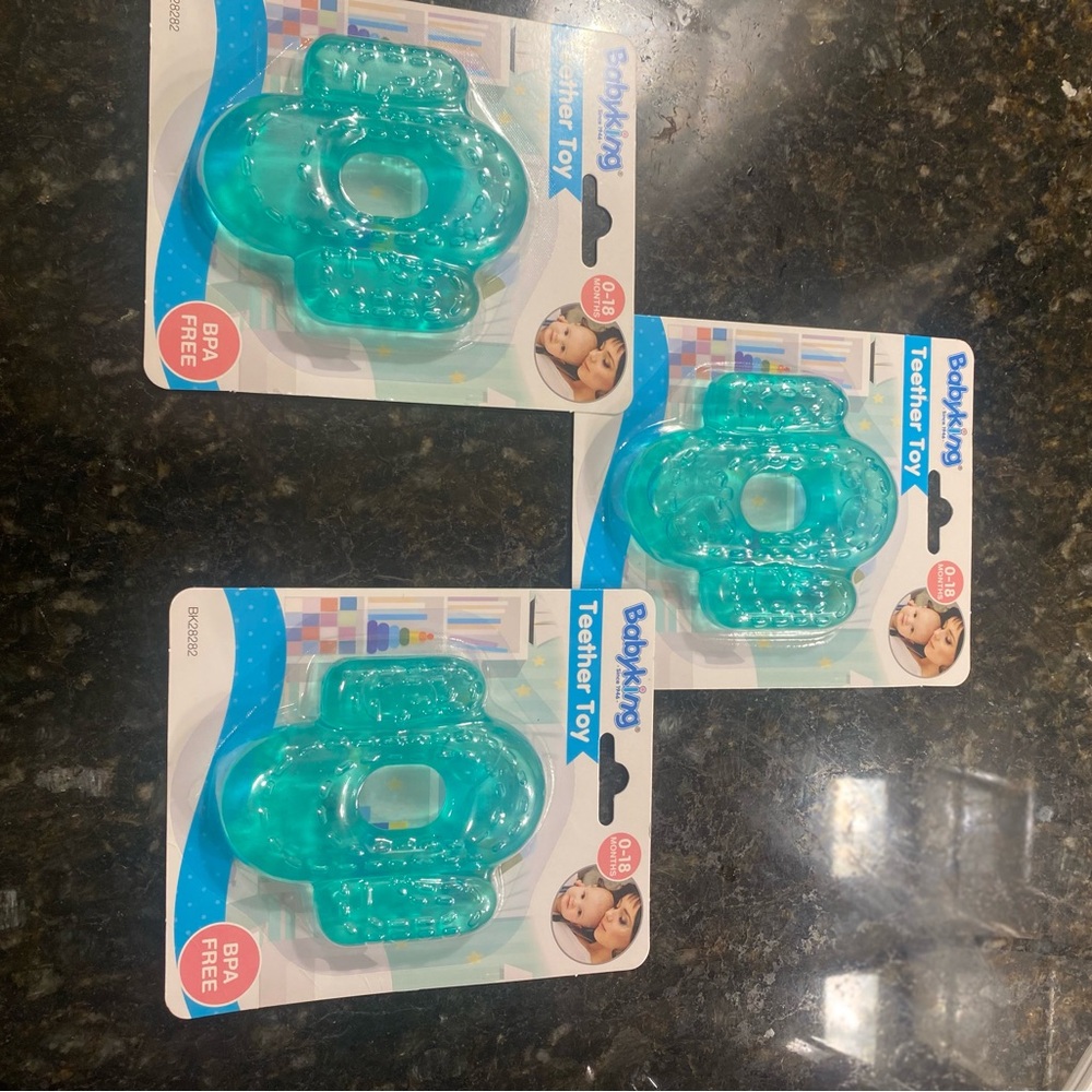 Water Teether Toy Green